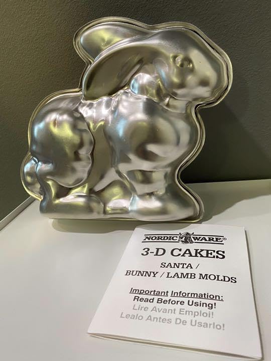 nordic ware ウサギ パンケーキ 型 金型 ビンテージ デッドストック nordic ware ウサギ パンケーキ 型 金型 デッドストック nordic